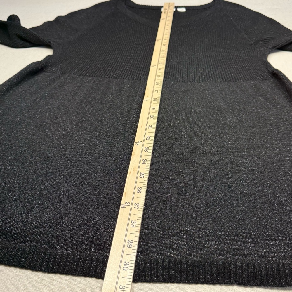 Cato Woman Black Ribbed Sweater - Size 22/24W - Picture 11 of 16